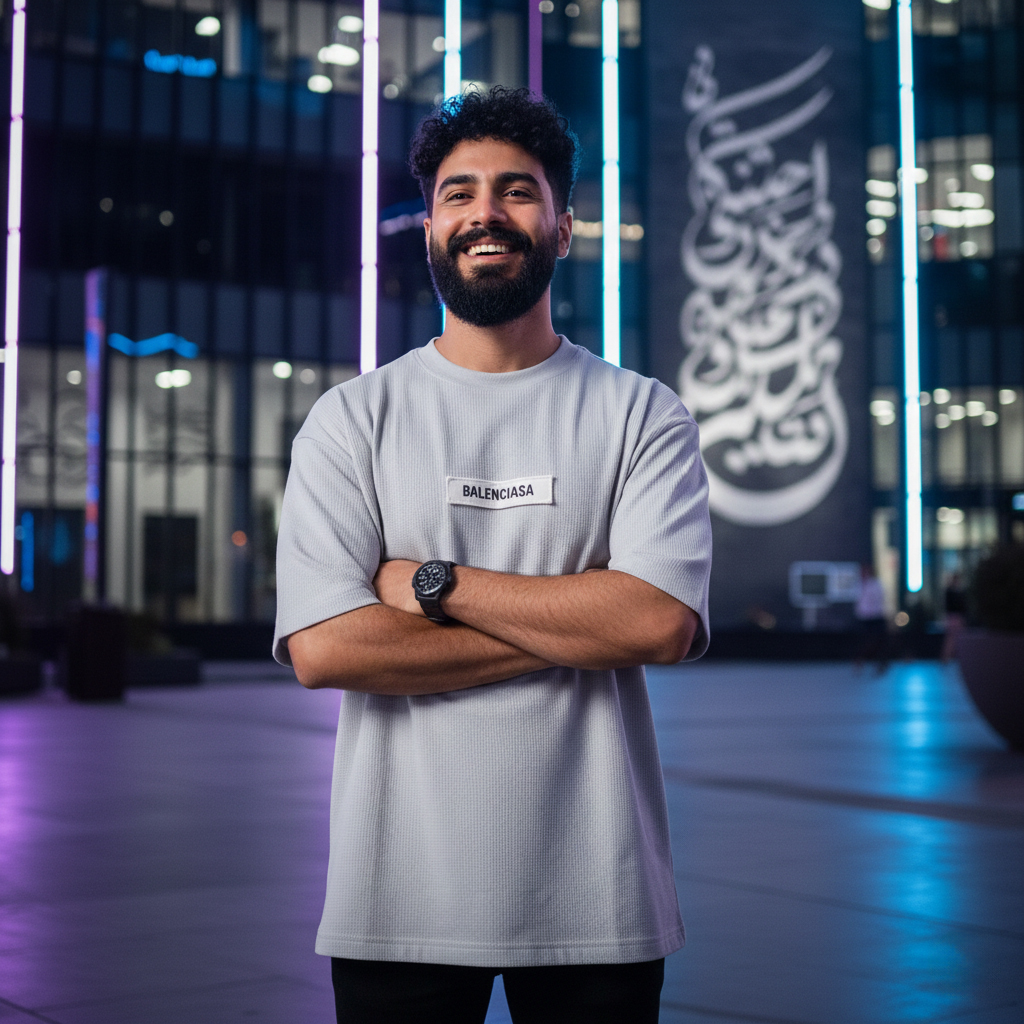 تیشرت مراکشی کبریتی طوسی بالنسیاگا